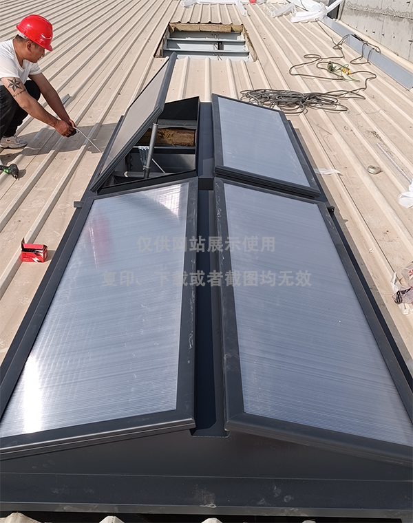 兰州王老吉生产车间库车排烟天窗