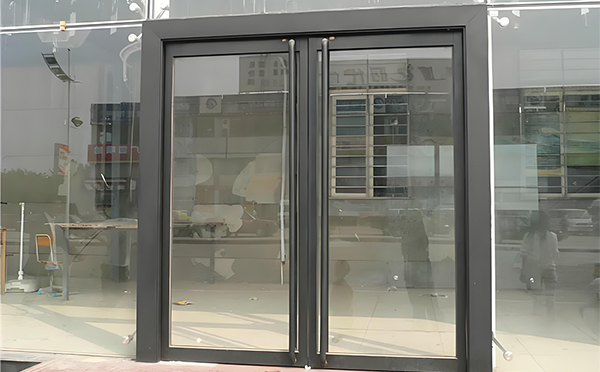 库车玻璃地弹门