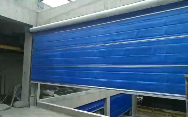 大型物流园区完成库车防火门整体安装工程